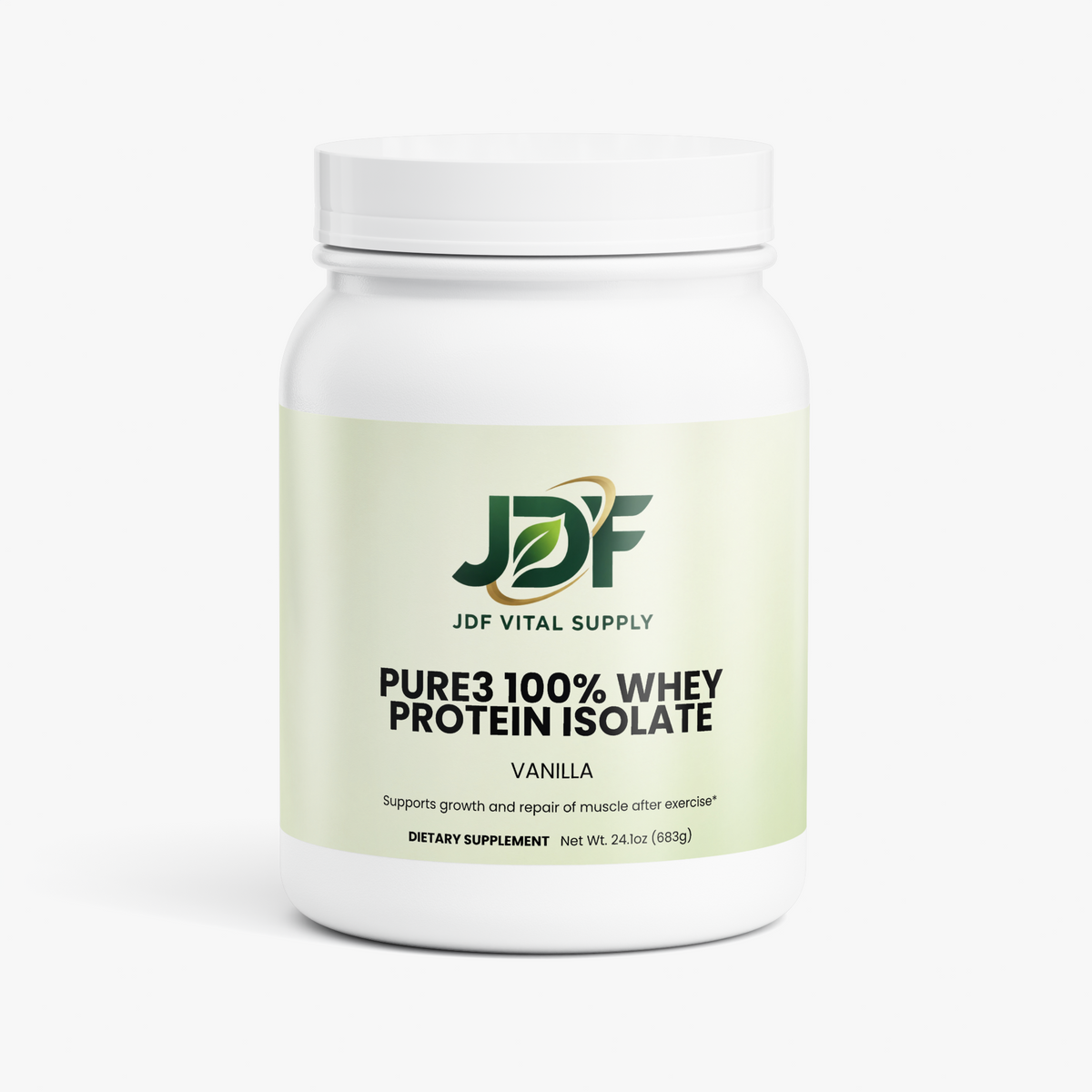 Pure3 100% Whey Protein Isolate (Vanilla)