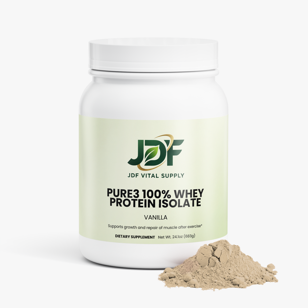 Pure3 100% Whey Protein Isolate (Vanilla)